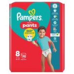 Pampers Baby Dry Nappy Pants Size 8 Essential Pack (22 Piece